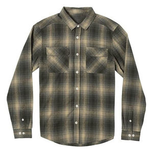 Chemise en flanelle à carreaux en coton de haute qualité M&F Custom Premium, manches longues, coupe classique, décontractée, pour hommes - Product Image 5