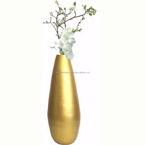 Florero al por mayor más vendido, Base antideslizante, maceta y maceta de oro de lujo fácil de mover para decoración del hogar y la Oficina - Product Image 2