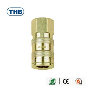 ข้อต่อลมแรงดันสูงแบบอเมริกัน ยูนิเวอร์แซล ควิกคัปเปลอร์ ตัวเมีย เกลียว NPT แบบสากล ขนาด 3/8 นิ้ว - Product Image 2