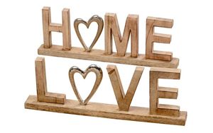 Nuevo Letrero Decorativo de Mesa con Base de Madera Lebe Liebe Lache, Letras de Aluminio, Decoración Inspiradora y Motivacional para el Hogar, Oficina, Sala de Estar - Product Image 4