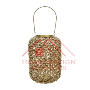 Hand Woven Rattan <b>Hanging</b> <b>Candle</b> Holder for Home Decorations Lightning Decor Hot Selling Rattan <b>Candle</b> Holder - Product Image 5