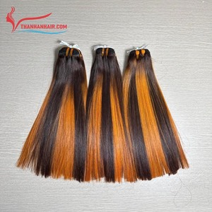 Hot Product Color Bone Straight Weft Hair Vietnamese Human Hair Short Length 12 Inches No Shedding No <b>Tangles</b> - Product Image 3