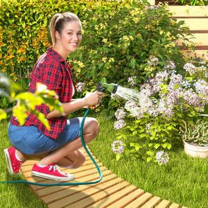 Passerella da Giardino in Legno di Abete Curvo da 7 Piedi con Superficie Antiscivolo - Product Image 5