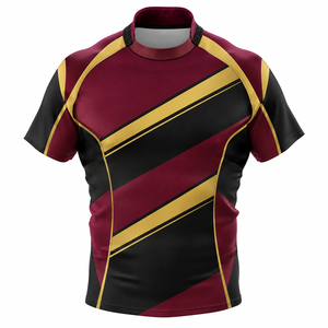 Camiseta de Rugby Profesional Unisex, Impresión en la Mitad Delantera, Personalizada, Cómoda, Transpirable, de Secado Rápido, 100% Poliéster, Servicio OEM, Fútbol - Product Image 2
