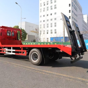 <span class=keywords><strong>Remolque</strong></span> de Transporte de <span class=keywords><strong>Plataforma</strong></span> Plana 4x2 para Equipo de Ingeniería, Transportador de Excavadoras - Product Image 1