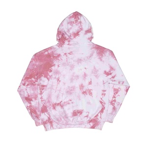 เสื้อฮู้ดดี้ผู้หญิงไซส์ใหญ่สไตล์วินเทจ ลายมัดย้อม สีชมพูขาว แขนยาว ผ้าฟลีซ ทรงโอเวอร์ไซส์ สำหรับฤดูใบไม้ร่วง - Product Image 5
