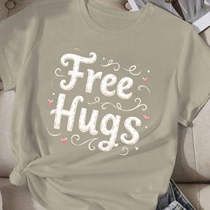T-shirt comfit pour femmes Free Hugs - Product Image 2