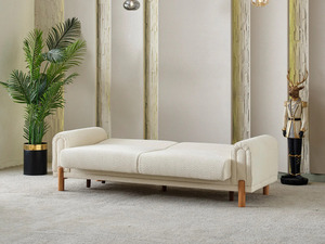 Luxury Solid Teak Wood Sofa Set Modern Japandi Boucle 3 2 1 1 Seater <b>Yellow</b> Sofa <b>Coffee</b> <b>Table</b> Corner <b>Tables</b> Villa Furniture - Product Image 3