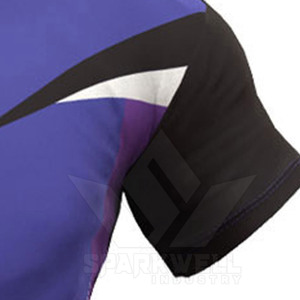 Uniforme de Rugby Morado y Negro para Hombre, Sublimado, Transpirable, Conjunto Deportivo de Poliéster, Ropa Deportiva para Equipos Adultos - Product Image 5