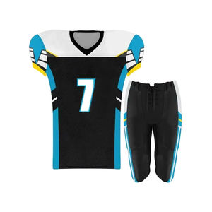 Maillot de football américain vierge en gros – Personnalisez votre design – Uniforme de football américain élégant - Product Image 2