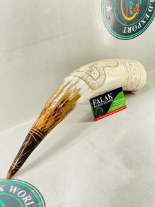 Cuerno de vaca de búfalo pulido de nuevo diseño, artesanías naturales talladas a mano para decoración del hogar y restaurante Bar de Falak World Export - Product Image 5