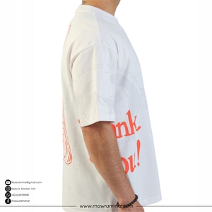 Camiseta Oversize 100% Algodón al por Mayor con Estampado DTG Personalizado, Ecológica, de Secado Rápido, de Alto Gramaje, Unisex, Corte Holgado, Estilo Urbano - Product Image 2