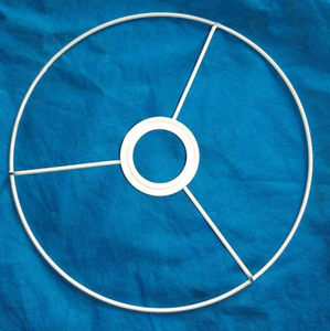 Order Now Pleated Silk Lampshade Top <b>Ring</b> <b>Plain</b> <b>Ring</b> Modern Luxury Finish Powder-coated Customized Block Print Fabric Lamp - Product Image 1
