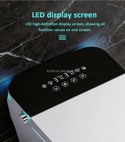 WC intelligent à commande automatique avec télécommande, design moderne de haute qualité, dernières conceptions 2026, chasse d'eau automatique à capteur