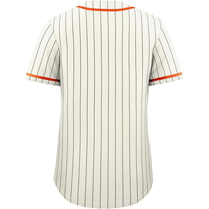Maillot de baseball unisexe à empiècement sous les aisselles, panneau ventilé, maille respirante personnalisée, fermeture boutonnée, manches courtes - Product Image 2
