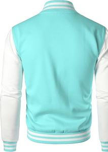 Nouvelle veste varsity personnalisée avec logo pour hommes et vêtements décontractés, veste varsity pour hommes à séchage rapide et fraîche - Product Image 3