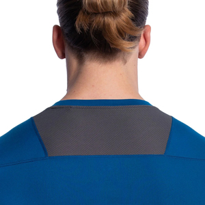 Men's <b>Blue</b> Long Sleeve Compression T-Shirt O-Neck Quick Dry Slim Fit Gym Fitness Sports <b>Base</b> <b>Layer</b> Polyester/Nylon Eco-Friendly - Product Image 6