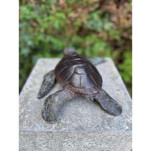 Statue de tortue en bronze, artisanat métallique, tortue antique faite à la main, prix d'usine - Product Image 2