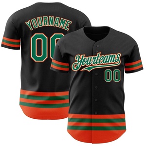 Camiseta de Béisbol Personalizada Negra y Amarilla para Adultos, Manga Corta, Impresión de Nombre y Número del Equipo, Poliéster Transpirable, para Invierno, Verano y Primavera - Product Image 5