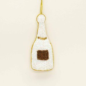 Colgante de bolso bordado con cuentas de Navidad de moda, dijes decorativos de bordado con cuentas para fiestas navideñas - Product Image 2