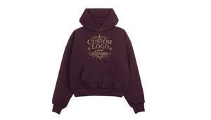 Hoodie surdimensionné personnalisé en coton et polyester, coupe ample, épaules tombantes, options de lavage vintage et délavé à l'acide disponibles, MOQ 10 - Product Image 4