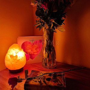 Lámpara de Sal del Himalaya de Diseño Clásico, Tallada, de Alta Calidad, Grado A+, Decoración Moderna y Acogedora para el Hogar - Product Image 6