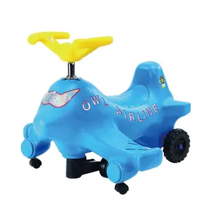 Vendita all'ingrosso twister corsa in auto-Blue Airplane Twister Car Ride on Car (2set/cartone)