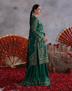 609 Hermosa Camisa Corta de Viscosa para Fiestas y Ocasiones Especiales con Sharara para Mujer, por WS Pakistan - Product Image 2