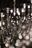 Éclairage de luxe de verre à vin bar à vin lampe à main en verre soufflé à LED éclairage de lustre en verre à vin pour bar restaurant hôtel