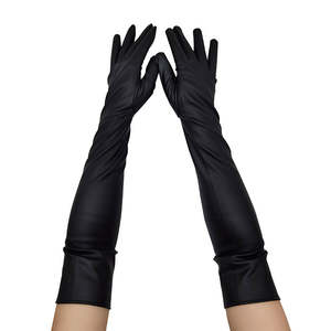 Guantes de Noche Largos de Cuero Suave de Lujo con Diseño Clásico y Amplia Variedad de Colores para un Toque de Elegancia y Refinamiento - Product Image 6