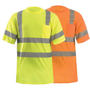เสื้อเชิ้ตแขนยาวสำหรับผู้ชาย Econex Sports สะท้อนแสงได้ดี ระบายอากาศได้ดี ได้รับการรับรองมาตรฐานความปลอดภัย CE/EU สีส้ม ผลิตจากโพลีเอสเตอร์ - Product Image 4