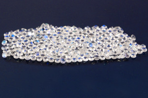 Piedra Lunar Arcoíris Redonda de 3mm, Gema Suelta Tallada, Precio de Fábrica, Gema de Alta Calidad para Fabricación de Joyería, Venta al Por Mayor - Product Image 3