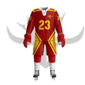 Tenues de sport de hockey sur glace au design populaire, ensembles d'uniformes légers de hockey sur glace fabriqués au Pakistan - Product Image 2