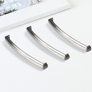 Tirador de Gabinete Curvo Moderno de Aleación de Zinc, Tirador Arqueado Sólido, Minimalista, Duradero, Herraje de Alta Calidad para Cocina, Baño y Armario - Product Image 1