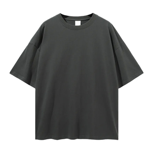 Camiseta de algodón vintage de fábrica, estilo streetwear, holgada, con hombros caídos, oversize, boxy, con estampado gráfico para hombre - Product Image 5