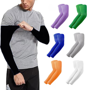CODER SPORTS Mangas de brazo personalizadas al por mayor, transpirables, refrescantes y que absorben el sudor, de Spandex/Poliéster, para ciclismo al aire libre - Product Image 1