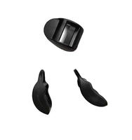 Boucle de serrage réglable en plastique de 25 mm pour sangle de sac à dos, vente en gros d'usine