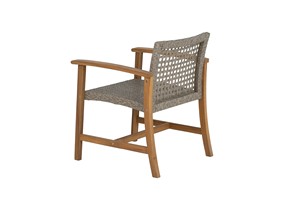 เก้าอี้เท้าแขนกลางแจ้งดีไซน์ทันสมัยพร้อมเชือกทอและโครงไม้แข็งสำหรับโรงแรมและวิลล่าผู้ผลิตจากเวียดนาม - Product Image 2