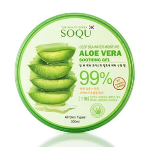 เจลว่านหางจระเข้ (Aloe Soothing Gel) เจลบำรุงผิวชุ่มชื้นของ SOQU ช่วยปรับสีผิวและเติมความชุ่มชื้นสำหรับทุกสภาพผิว_เครื่องสำอางเกาหลี - Product Image 1
