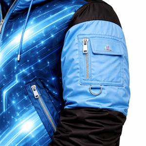 เสื้อแจ็คเก็ตบอมเบอร์พรีเมียมแบบมีฮู้ดสำหรับฤดูหนาวปี 2026 สไตล์ฮิปฮอป เทคแวร์ สตรีทแวร์ พิมพ์ลายได้ตามสั่ง ยูนิเซ็กส์ กันลม ราคาโรงงานขายส่ง - Product Image 3