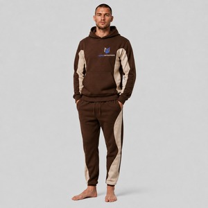 Nuevo Estilo, Chándales Deportivos de Algodón con Logotipo Personalizado para Hombre, Conjuntos para Correr, Sudadera con Capucha y Pantalones Deportivos, Chándales para Hombre - Product Image 1