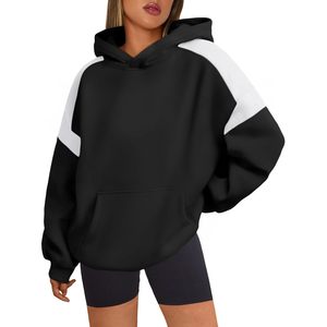 เสื้อสเวตเตอร์ผู้หญิงแขนยาวทรงควีนมีฮู้ดขนาดใหญ่พิเศษอินเทรนด์2025ฤดูใบไม้ร่วง - Product Image 1