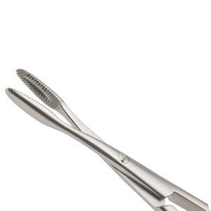 Pinzas quirúrgicas manuales de acero inoxidable para vendajes, tipo francés, con mordazas dentadas de 125 mm, para instrumentos de cirugía ósea al por mayor - Product Image 5