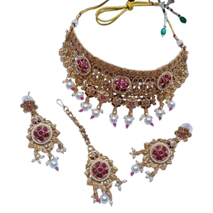 OEM ODM Service Neueste Designs 2026 Damen-Schmucksets Trendige Halskette Ohrringe Kopfschmuck Modeschmuck für Frauen und Mädchen - Product Image 1