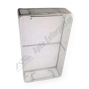 Plateau en treillis métallique en acier inoxydable pour instruments chirurgicaux, conteneur de désinfection pour instruments chirurgicaux, instruments médicaux - Product Image 3