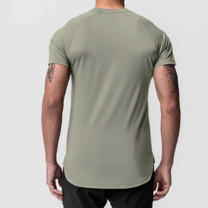 T-shirts pour hommes en coton 100% à col rond, personnalisables avec logo OEM, impression numérique sur le devant, manches courtes, séchage rapide, pour adultes, vente en gros - Product Image 2