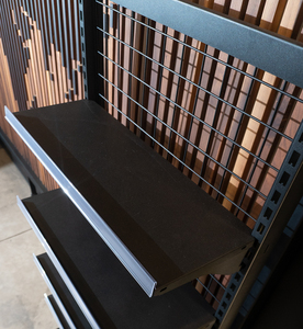 Étagères de présentation en métal avec revêtement en poudre, faciles à assembler - OEM accepté - Product Image 3