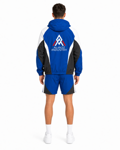 Ensemble coupe-vent personnalisé : veste légère en nylon et short respirant, séchage rapide, élégant, OEM - Product Image 6