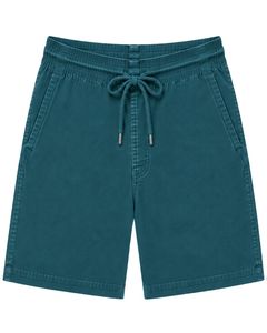 Pantalones Cortos Bermuda Casuales para Hombre en Azul Turquesa Personalizados, Pantalones Cortos de Playa con Cordón Ajustable, Ligeros, de Corte Relajado, Mezcla de Algodón - Product Image 1