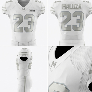 Uniformes de Fútbol Americano Sublimados Personalizados de Fábrica OEM, Manga Corta, Transpirables, de Secado Rápido y Alta Elasticidad para Entrenamiento - Product Image 6